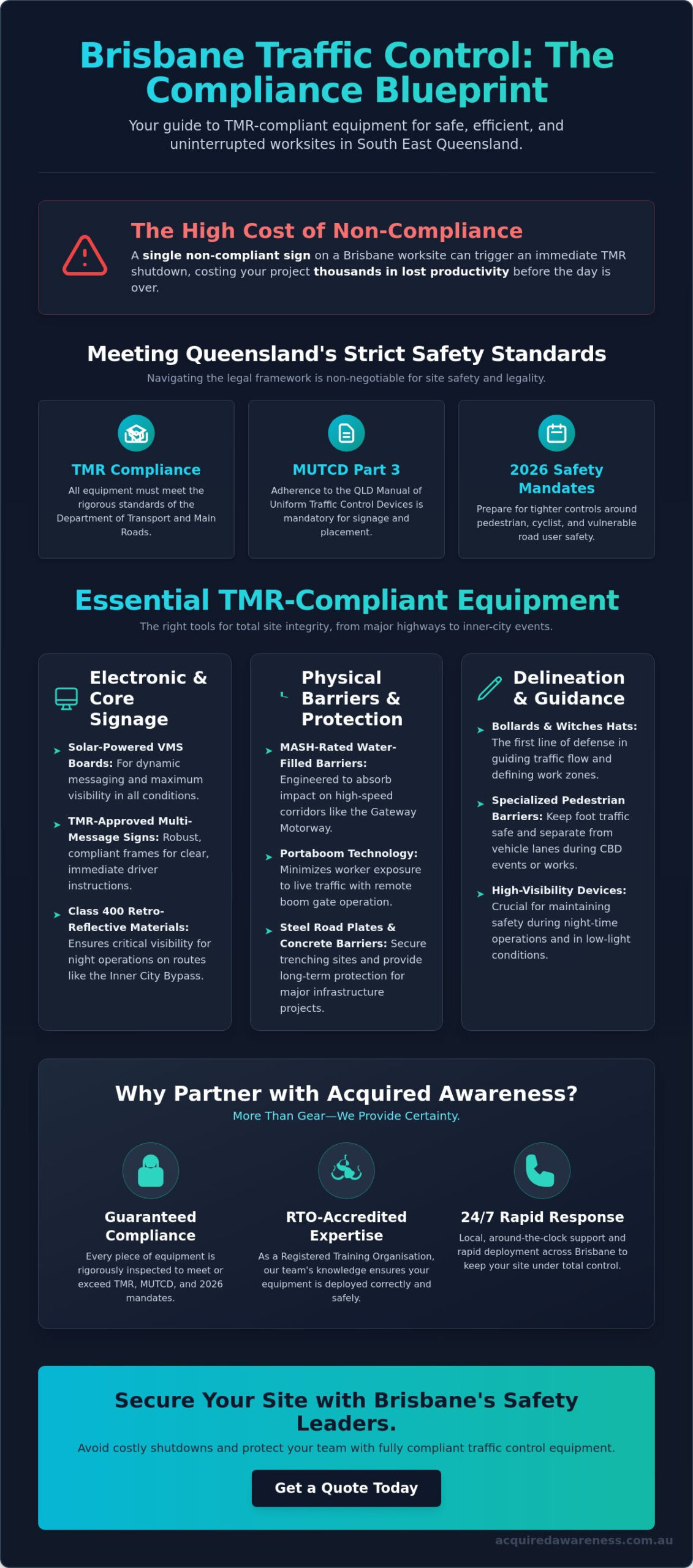 Traffic Control Equipment Hire Brisbane: Professional Safety Solutions for 2026