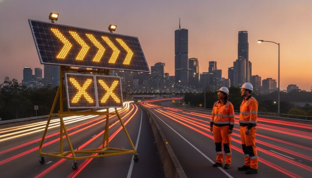 VMS Board Hire Brisbane: The 2026 Guide to Variable Message Signs