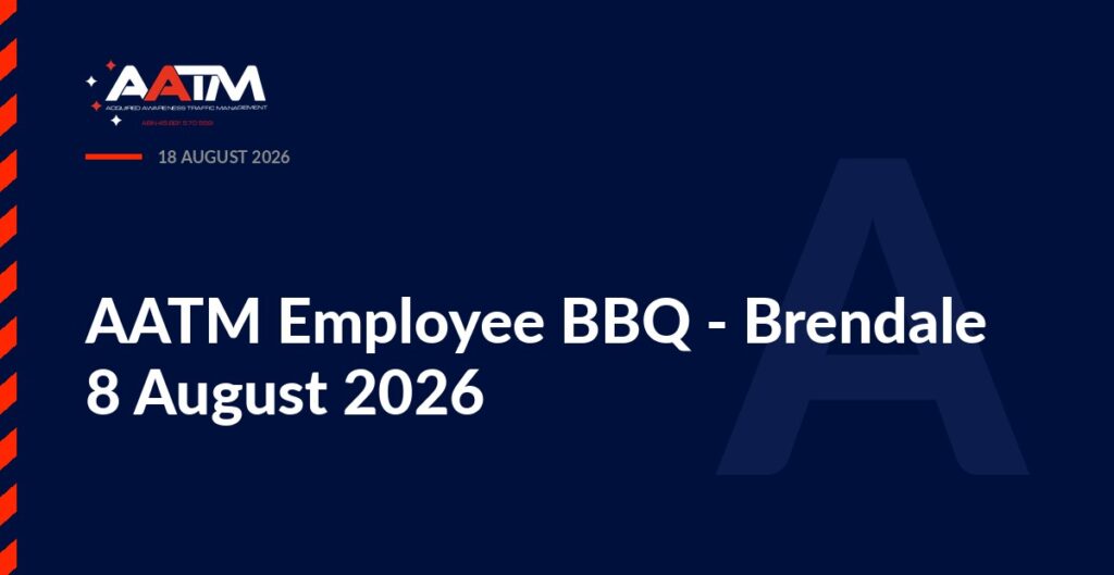 AATM branded banner for the article: AATM Employee BBQ - Brendale 8 August 2026