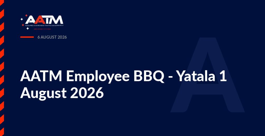 AATM branded banner for the article: AATM Employee BBQ - Yatala 1 August 2026